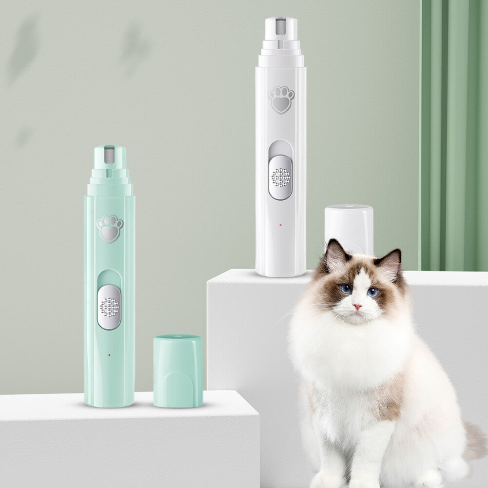 Electric Dog Nail Grinder – USB Rechargeable Painless Nail Trimmer