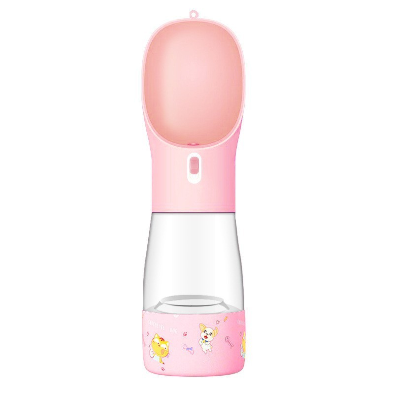 Pet Dog Water Bottle Feeder Bowl Portable Water