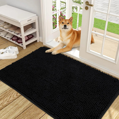 Olanly Mud Absorbent Dog Door Mat – Non-Slip & Washable
