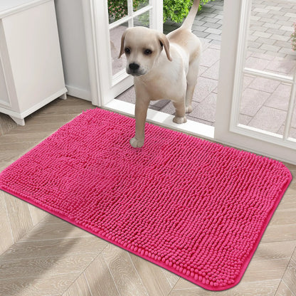 Olanly Mud Absorbent Dog Door Mat – Non-Slip & Washable