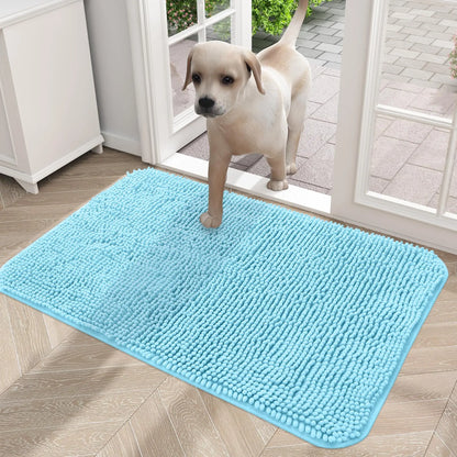 Olanly Mud Absorbent Dog Door Mat – Non-Slip & Washable