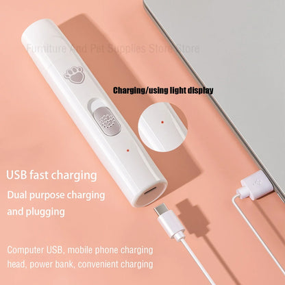 Electric Dog Nail Grinder – USB Rechargeable Painless Nail Trimmer