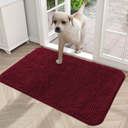 Olanly Mud Absorbent Dog Door Mat – Non-Slip & Washable