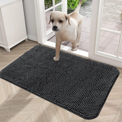 Olanly Mud Absorbent Dog Door Mat – Non-Slip & Washable