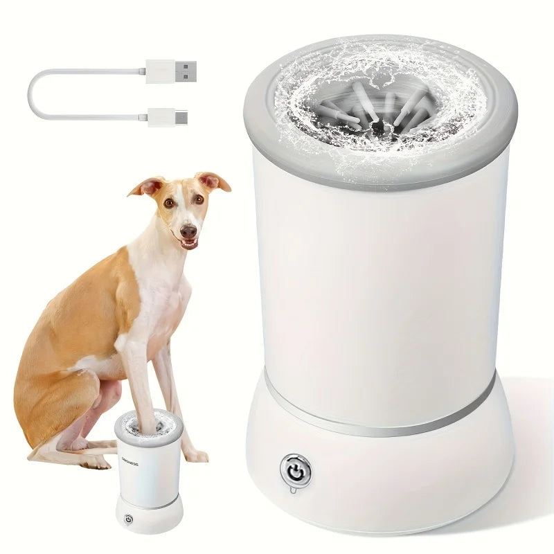 Electric Pet Paw Cleaner Cup – Automatic Foot Washer for Dogs & Cats