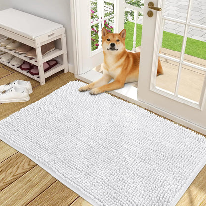 Olanly Mud Absorbent Dog Door Mat – Non-Slip & Washable