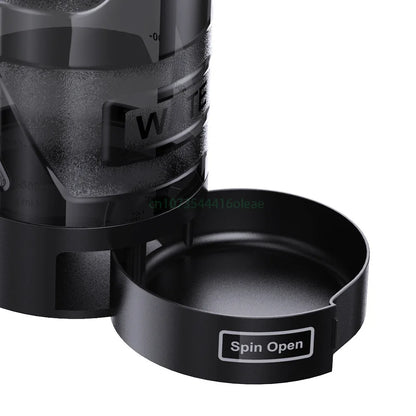 2.7L Large Dog Water Bottle with Travel Bowl – Outdoor Pet Hydration