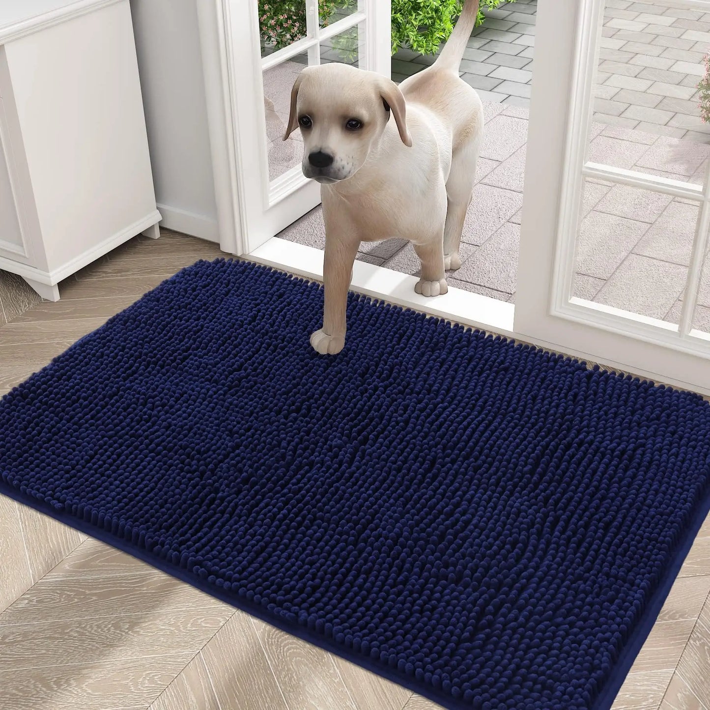 Olanly Mud Absorbent Dog Door Mat – Non-Slip & Washable