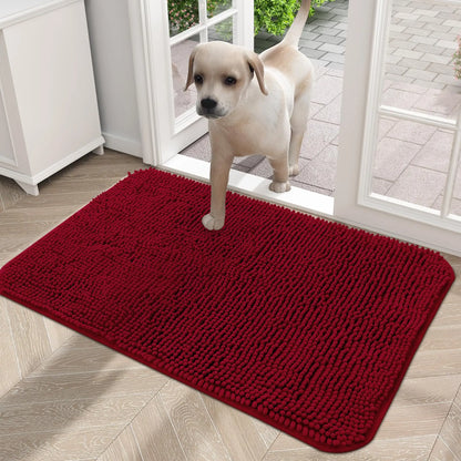 Olanly Mud Absorbent Dog Door Mat – Non-Slip & Washable