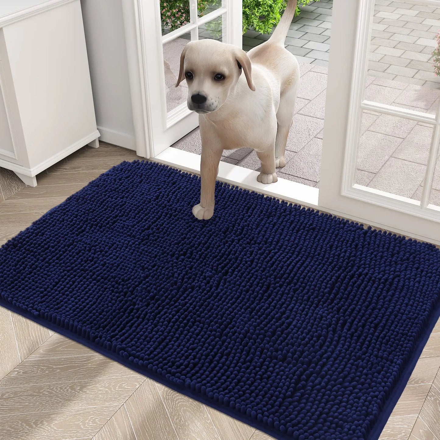 Olanly Mud Absorbent Dog Door Mat – Non-Slip & Washable
