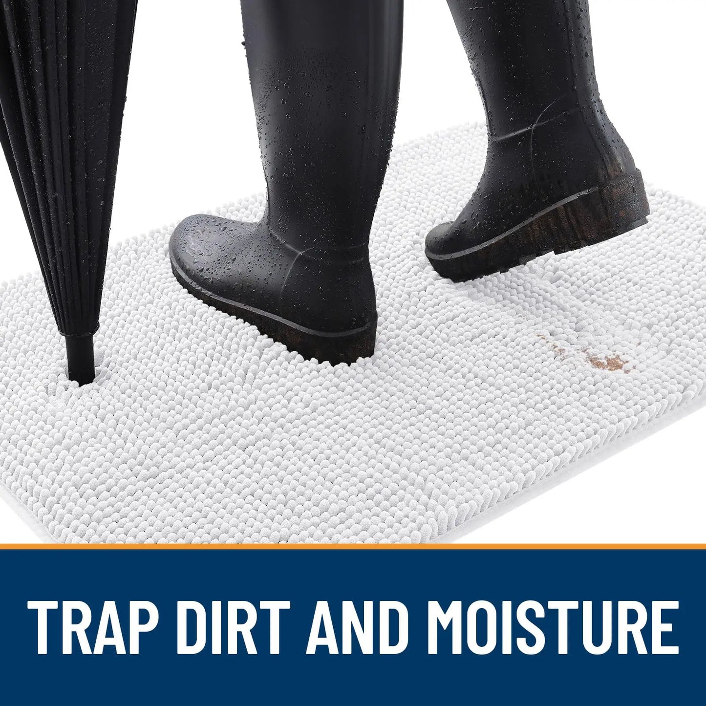 Olanly Mud Absorbent Dog Door Mat – Non-Slip & Washable