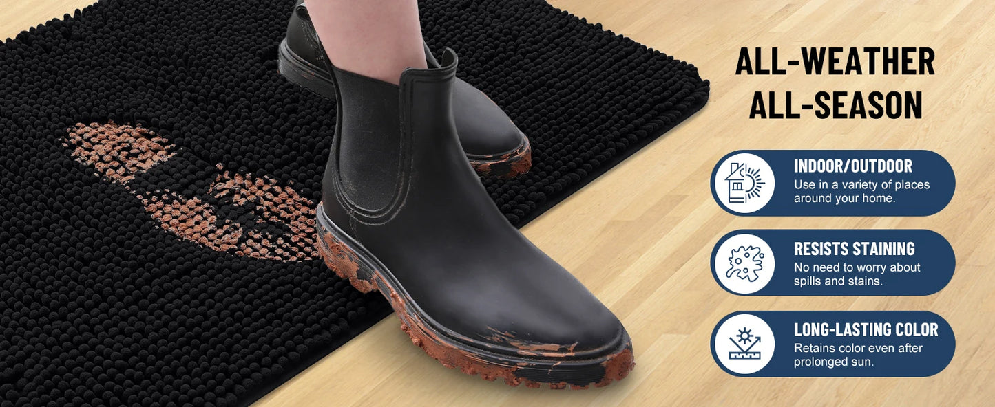 Olanly Mud Absorbent Dog Door Mat – Non-Slip & Washable