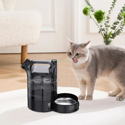 2.7L Large Dog Water Bottle with Travel Bowl – Outdoor Pet Hydration