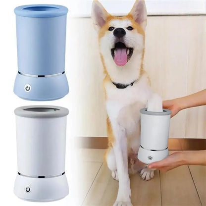 Electric Pet Paw Cleaner Cup – Automatic Foot Washer for Dogs & Cats