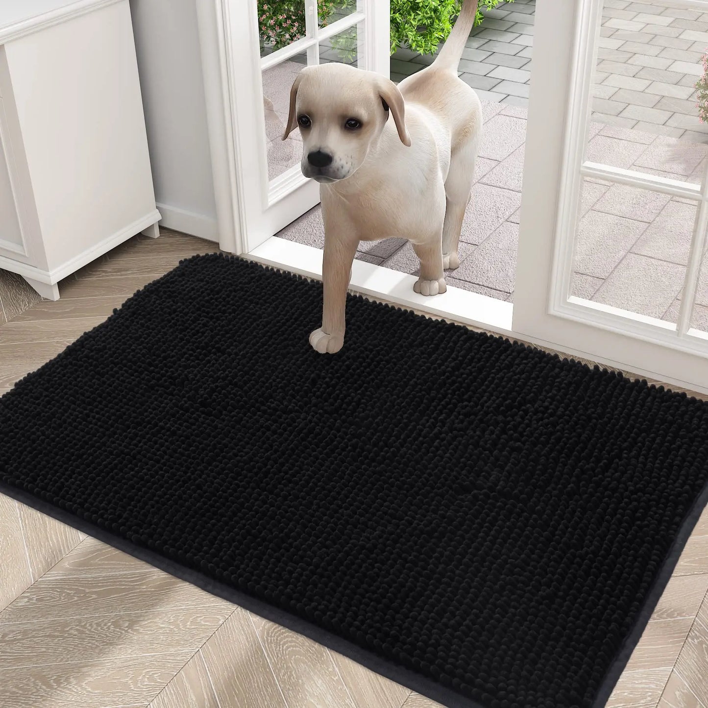 Olanly Mud Absorbent Dog Door Mat – Non-Slip & Washable