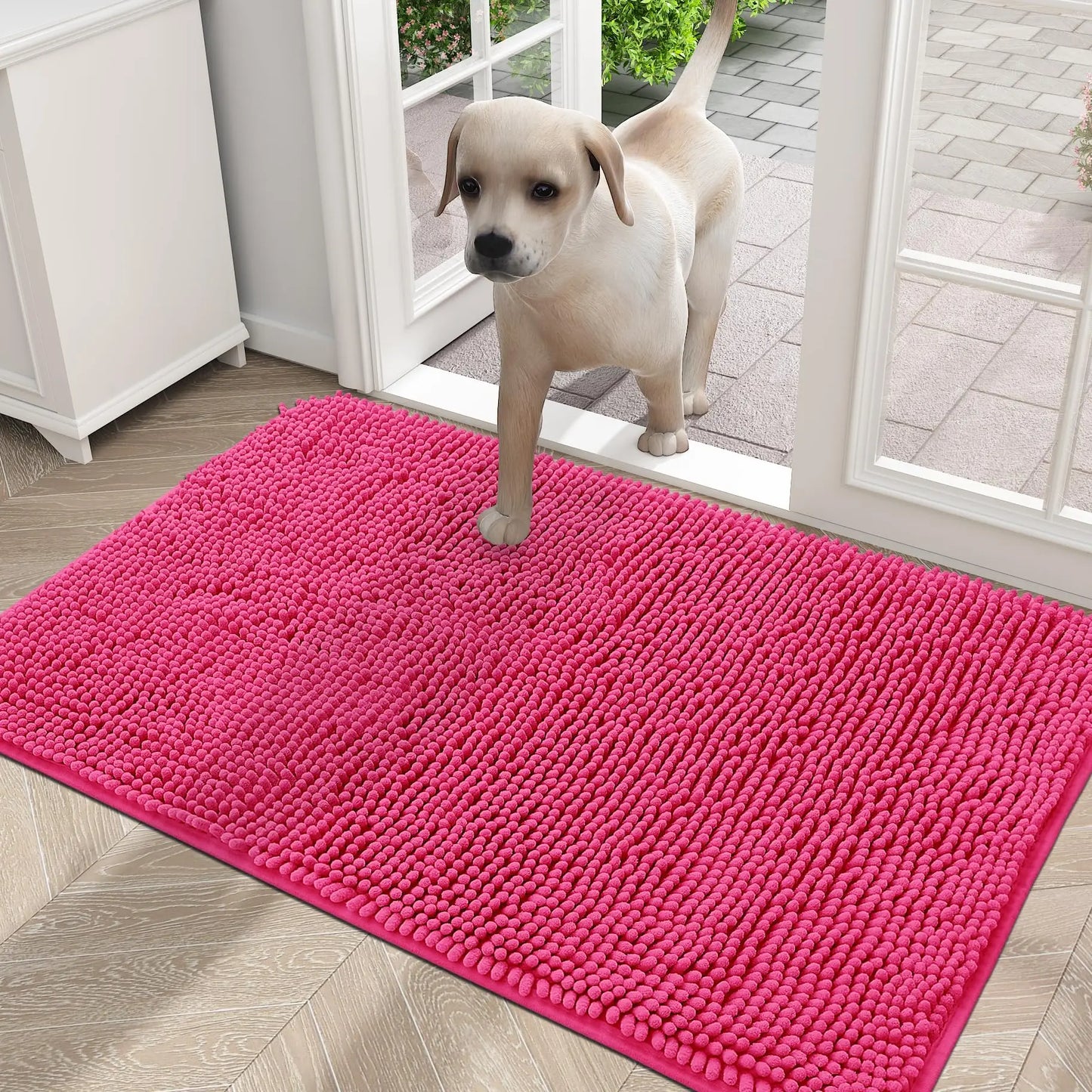 Olanly Mud Absorbent Dog Door Mat – Non-Slip & Washable