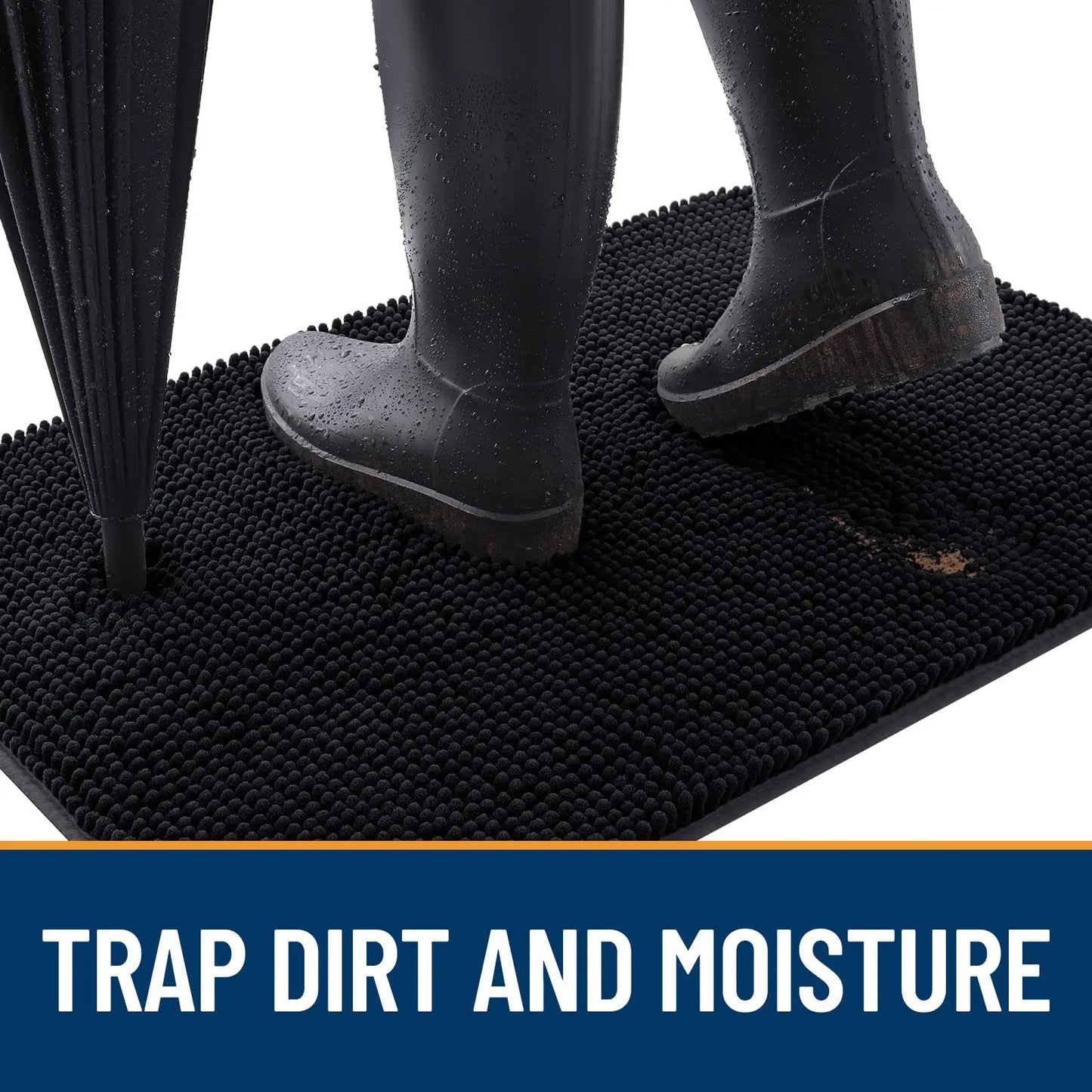 Olanly Mud Absorbent Dog Door Mat – Non-Slip & Washable