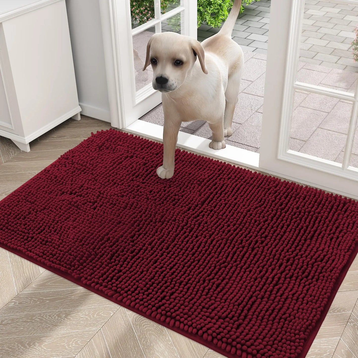 Olanly Mud Absorbent Dog Door Mat – Non-Slip & Washable
