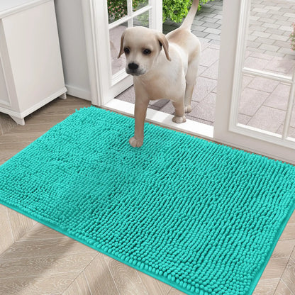 Olanly Mud Absorbent Dog Door Mat – Non-Slip & Washable
