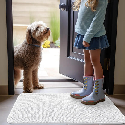 Olanly Mud Absorbent Dog Door Mat – Non-Slip & Washable