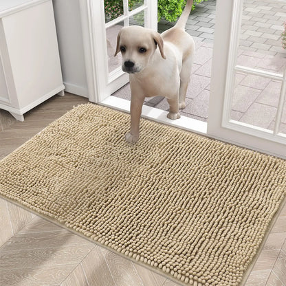 Olanly Mud Absorbent Dog Door Mat – Non-Slip & Washable