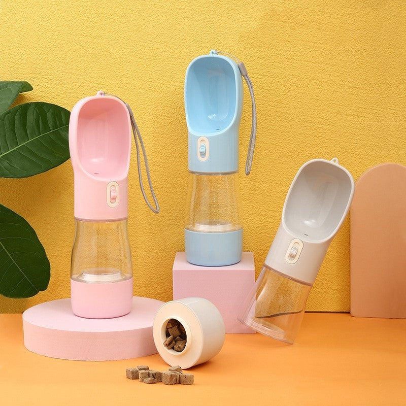 Pet Dog Water Bottle Feeder Bowl Portable Water